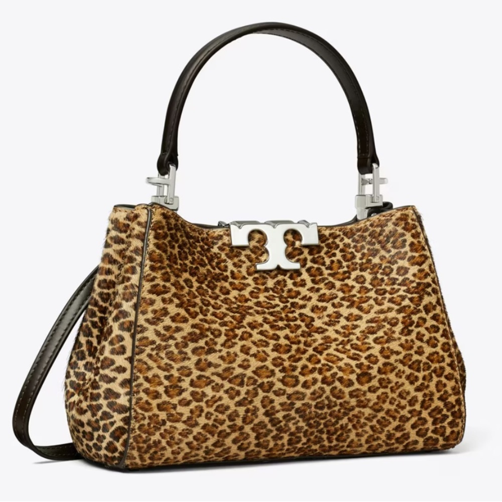 Tory Burch MINI ELEANOR CALF HAIR SATCHEL bag